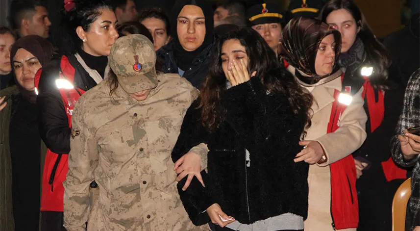 Şehidin cenazesi uçakla Trabzon’a getirildi