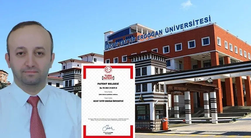 RTEÜ'lü akademisyenden patent başarısı