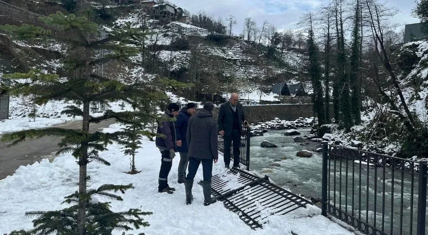 Rize'de yeni spor sahası için çalışmalara start verildi