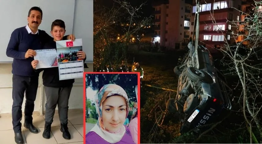 Kamyonetin çarptığı anne ile oğlu öldü