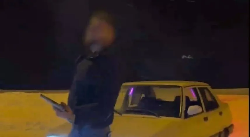 Araklı'da havaya ateş açtı, görüntüleri paylaştı