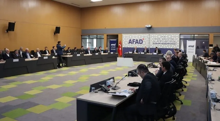 Rize'de yeni yılın ilk il koordinasyon kurulu toplantısı yapıldı