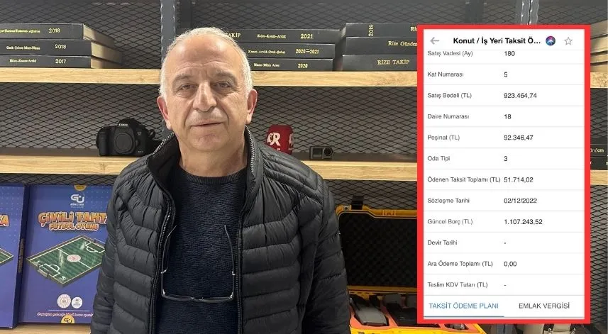 Rize’nin TOKİ konutlarında borç mağduriyeti iddiası