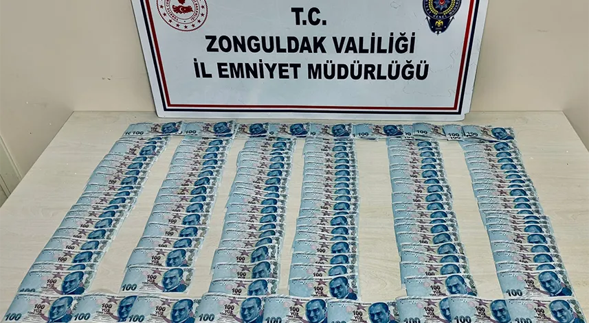 Zonguldak'ta sahte parayla yakalanan zanlı tutuklandı