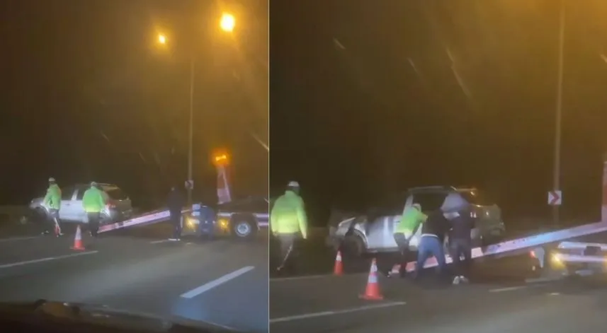 Rize'de trafik kazasında 4 kişi yaralandı