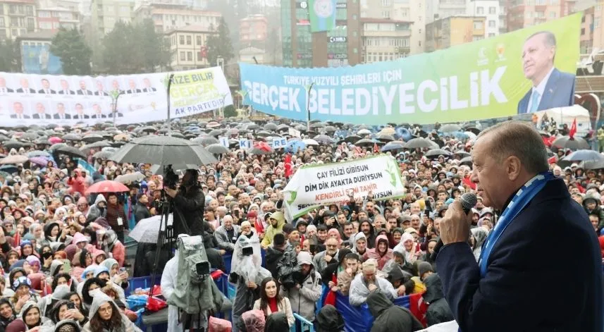  Cumhurbaşkanı Erdoğan Rize’den rekor oy bekliyor