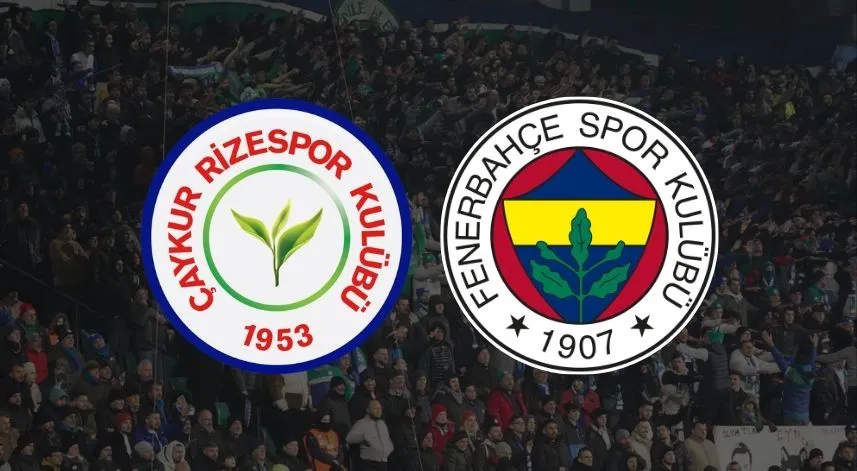 Çaykur Rizespor-Fenerbahçe maçının ilk 11'leri belli oldu