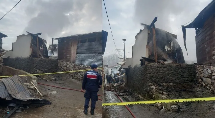 Evde çıkan yangında 1 kişi öldü, 1 kişi yaralandı