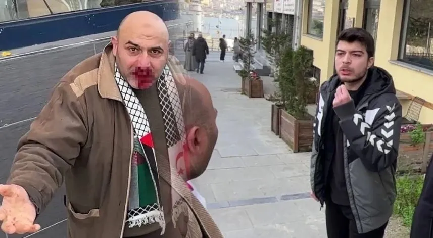 Filistin’e destek yürüyüşünden dönen vatandaşa yumruk atan sanık hakkında karar