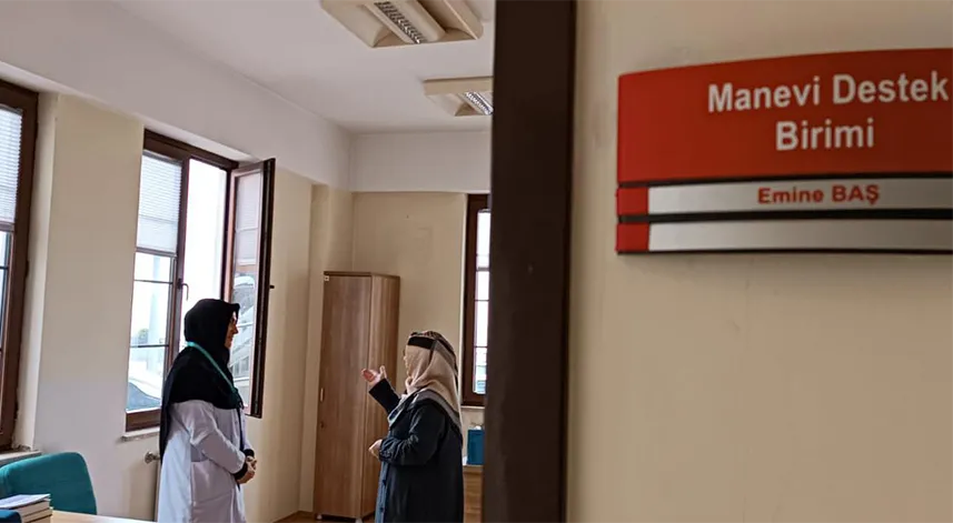 Rize'deki hastanede manevi destek için birim oluşturuldu