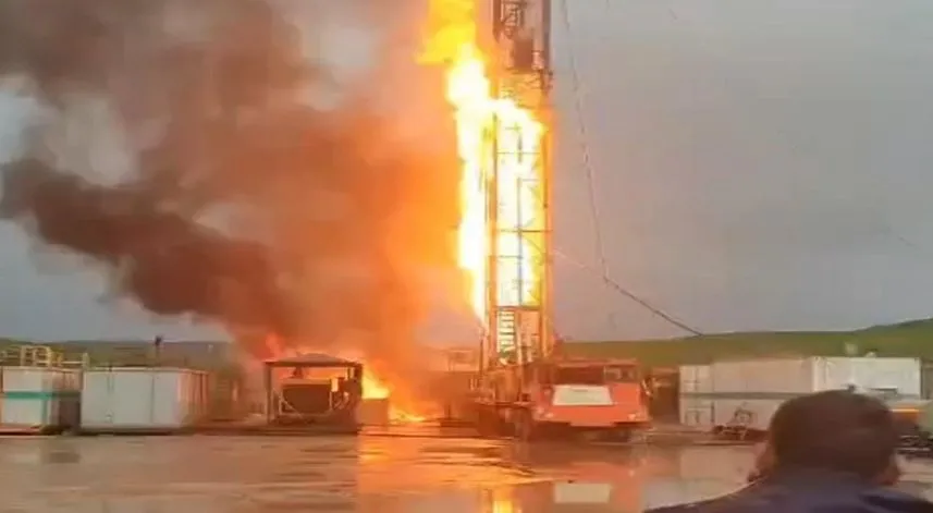 Çalışma yapılan petrol kuyusunda patlama: 1 ölü, 1 yaralı