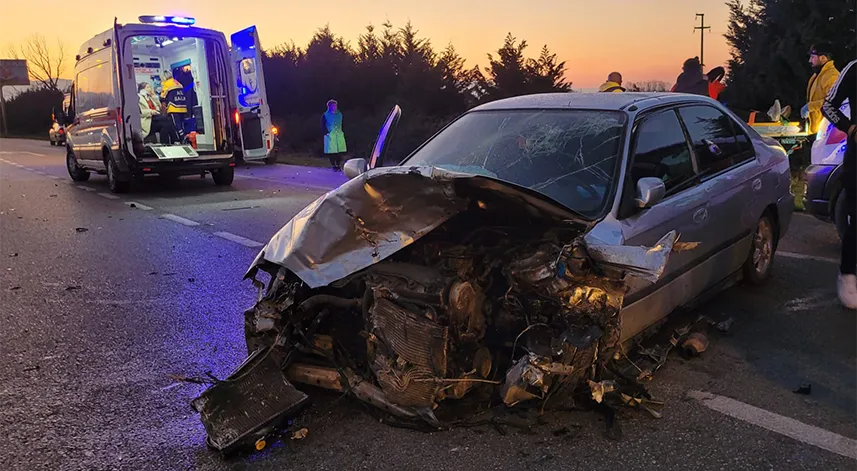Samsun'da trafik kazasında 6 kişi yaralandı