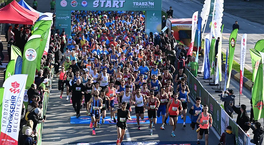 44. Uluslararası Trabzon Yarı Maratonu koşuldu