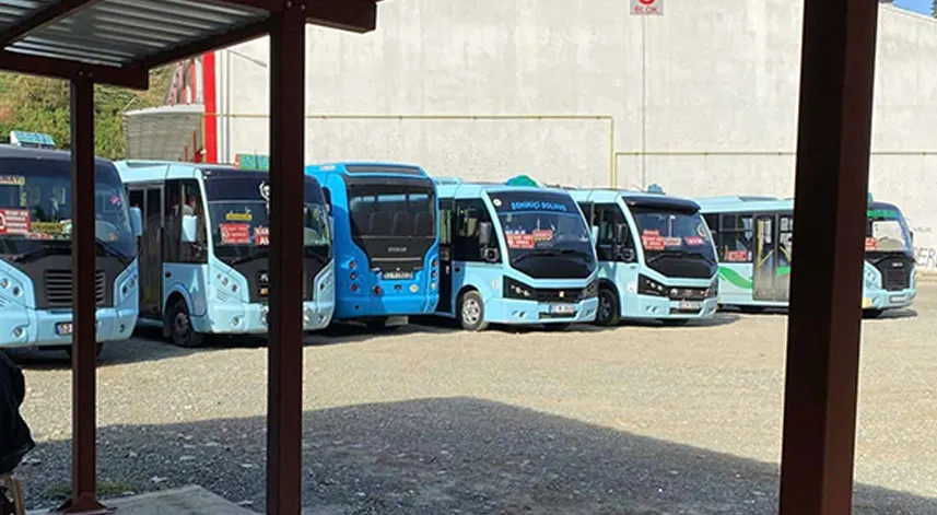 Rize’de dolmuş taşımacılığı tarifesi değişti