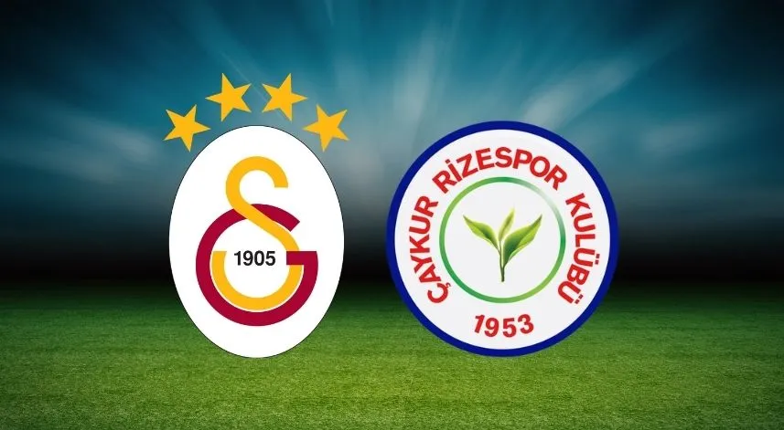 Galatasaray-Çaykur Rizespor maçının ilk 11'leri belli oldu