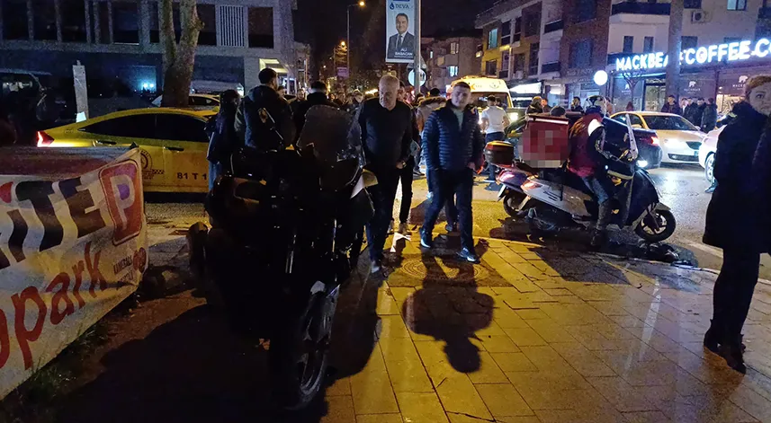 Motosikletiyle kaza yaptı, başka motora binip kaçtı 