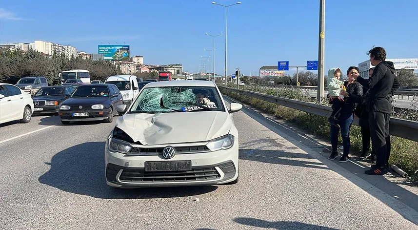 Kocaeli'de otomobilin çarptığı yaya ağır yaralandı