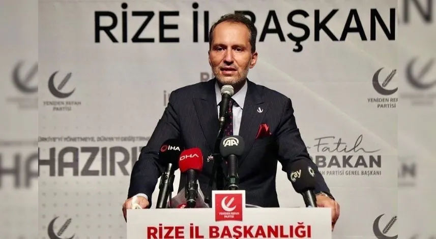 Yeniden Refah Lideri Erbakan’ın Rize programı