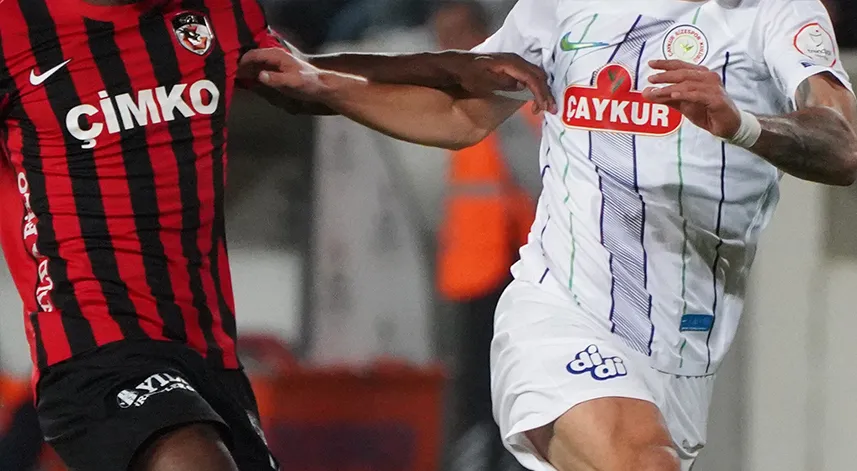 Çaykur Rizespor-Gaziantep FK maçının ilk 11'leri belli oldu