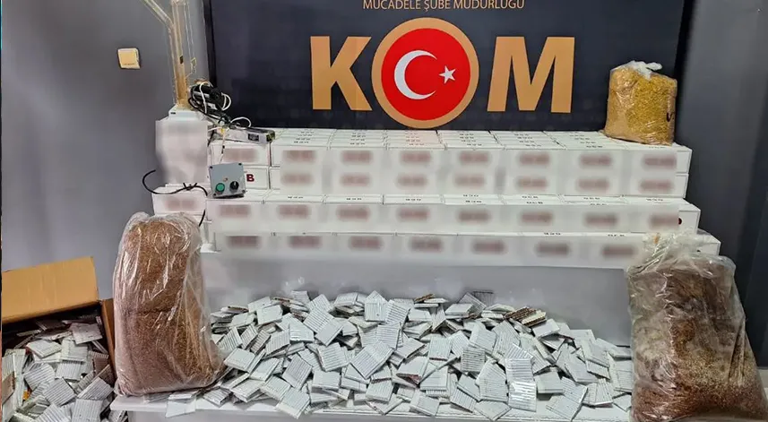 57 bin makaron ele geçirildi