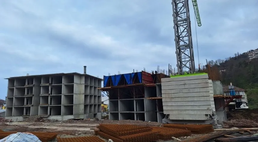 Rize'de afet konutları yükseliyor