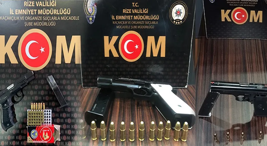 Rize'nin de aralarında olduğu 63 ilde operasyon