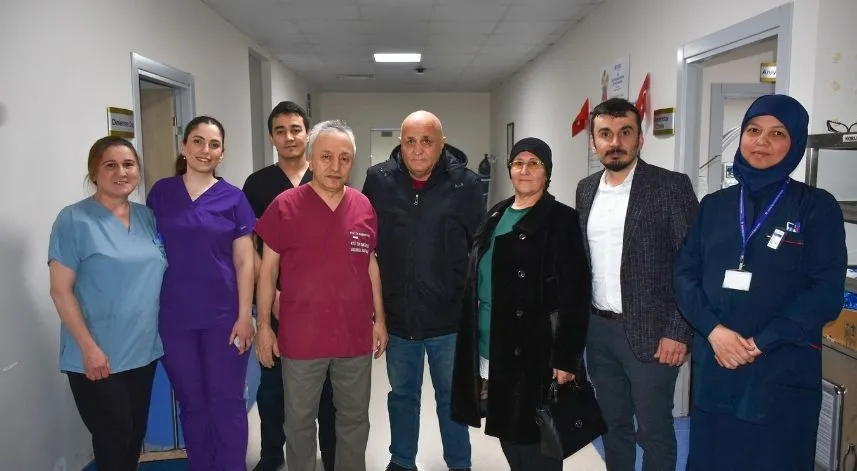 Paratiroid bezinde iyi huylu tümör tespit edilen hasta Trabzon'da tedavi edildi