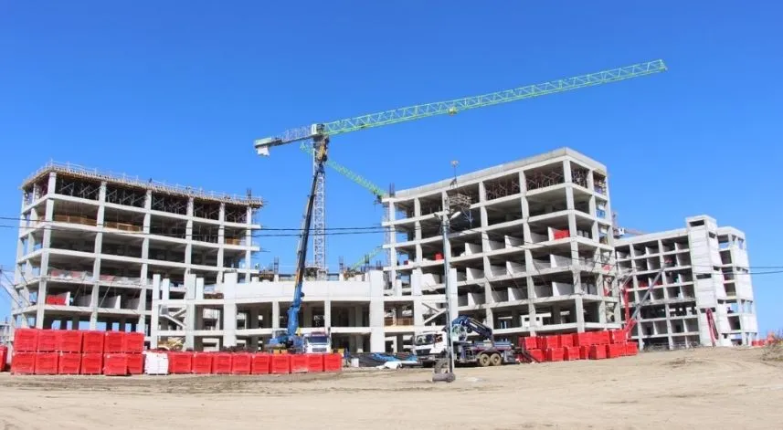 Trabzon Şehir Hastanesi’nin kaba inşaatı tamamlandı