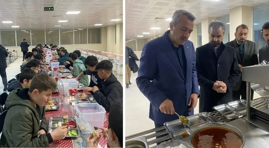 Vali Baydaş, öğrencilerle sahur yaptı