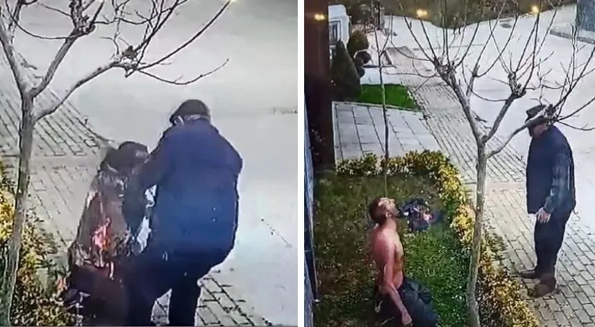 Dehşet anları! Bir kişi öldü, bir kişi yanarak çıktı 