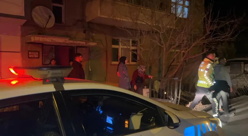 Otomobil bahçeye uçtu