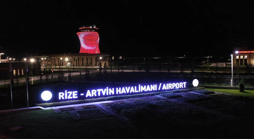 Rize-Artvin Havalimanı, 3 ayda 240 bine yakın yolcuya hizmet verdi