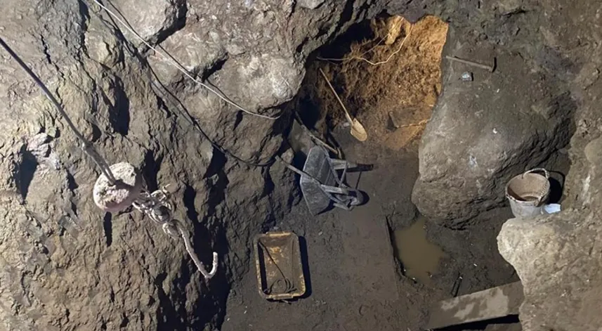 Kaçak kazı yapan 3 kişi suçüstü yakalandı