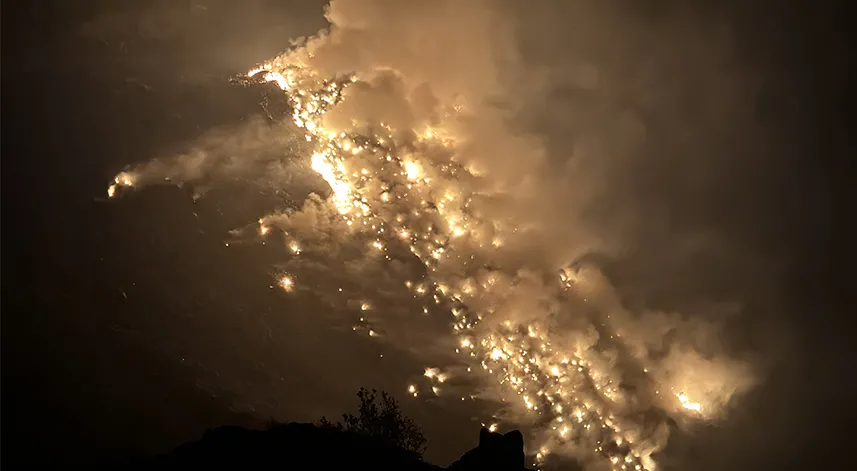 Artvin’de çöp sahasında yangın