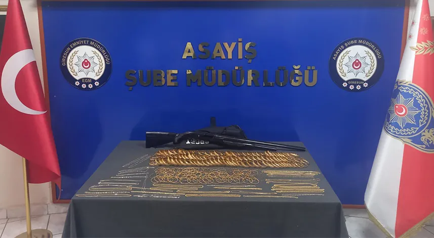 Soyulan kuyumcudan alınan altınlar bulundu