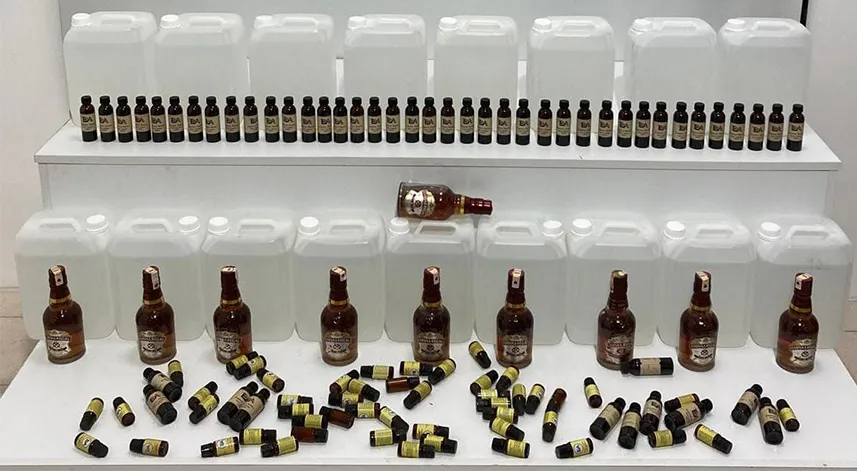 Sahte içki operasyonunda bir şüpheli yakalandı