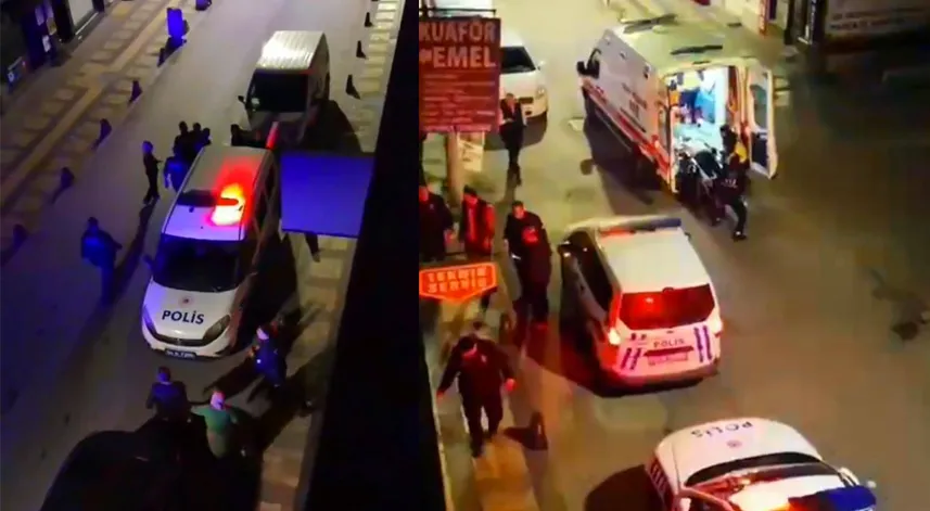 Alkollü şahıs 2 kişiyi silahla vurdu