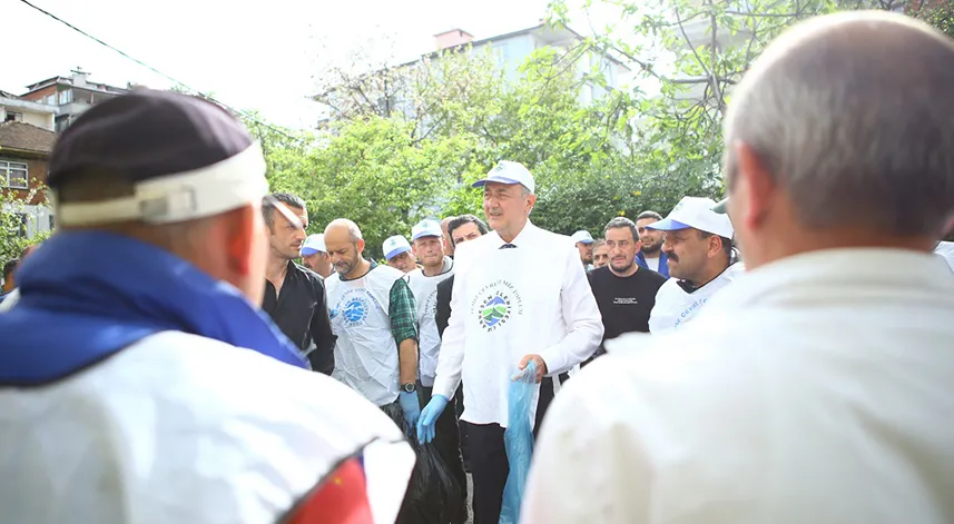 Ardeşen'de, Bahar Temizliği için kollar sıvandı