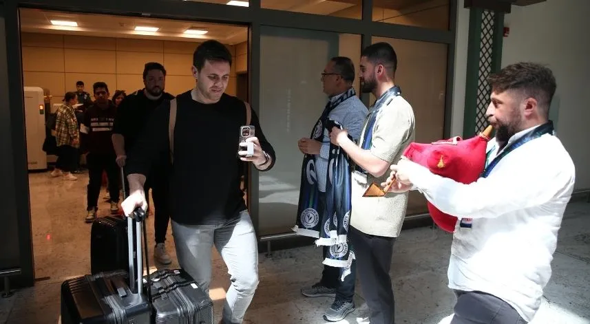 Rize'de yabancı turizm heyeti tulum eşliğinde karşılandı