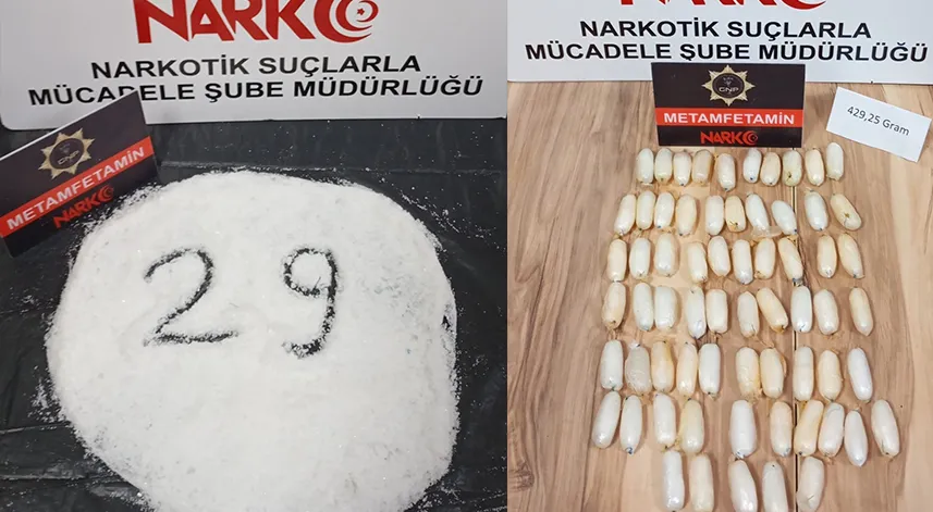 Midesinde uyuşturucuyla yakalanan şüpheli tutuklandı