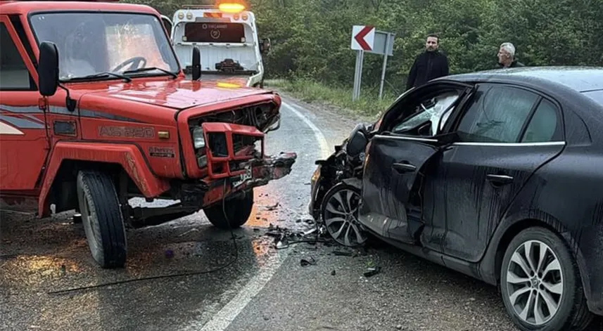 Trafik kazasında 6 kişi yaralandı