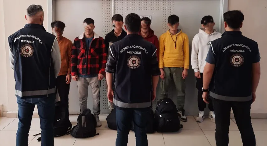 6 düzensiz göçmen yakalandı