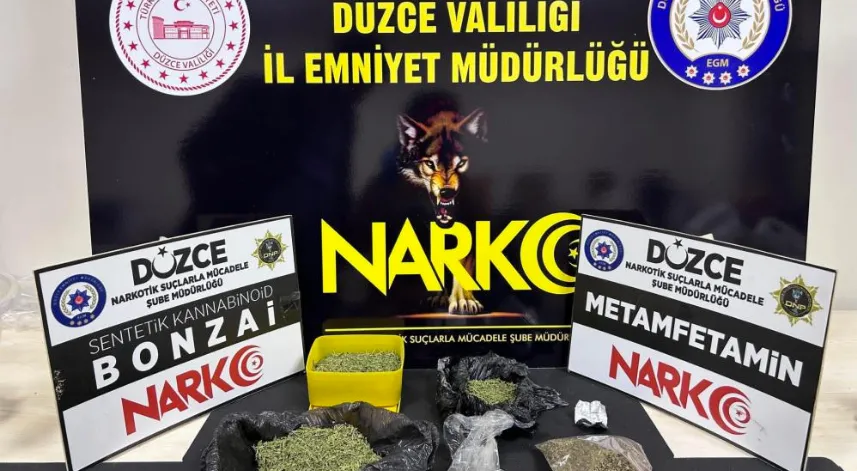 Düzce’de yakalanan uyuşturucu satıcısı tutuklandı