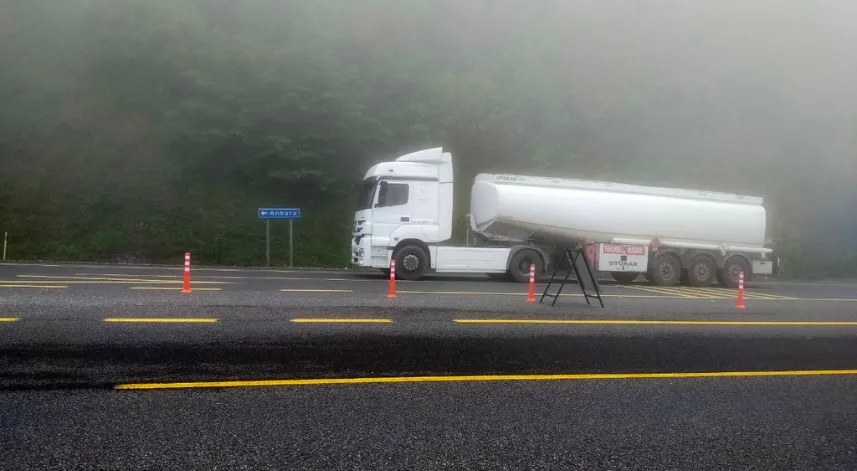 Sis ulaşımı olumsuz etkiledi