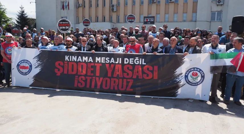 Eğitim-Bir-Sen Rize'den okul müdürünün öldürülmesine tepki