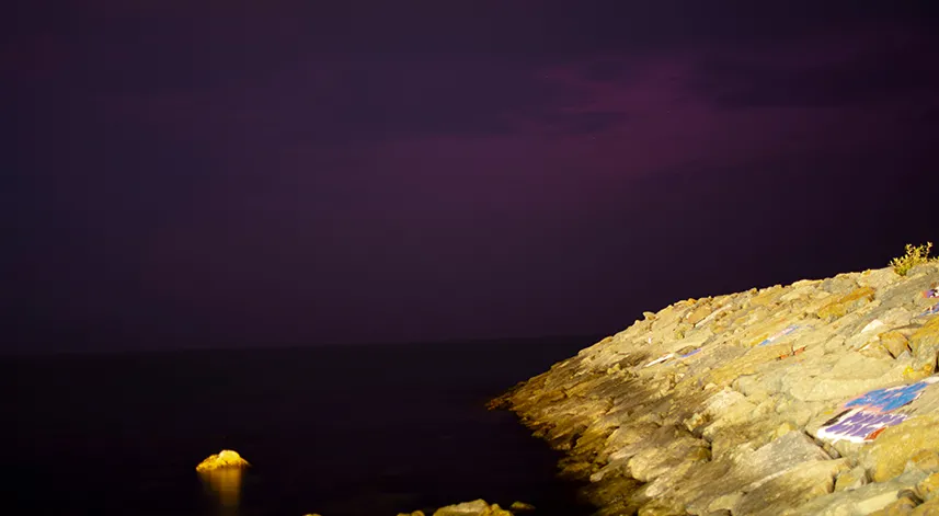 Kuzey ışıkları bu kez Rize'de görüntülendi