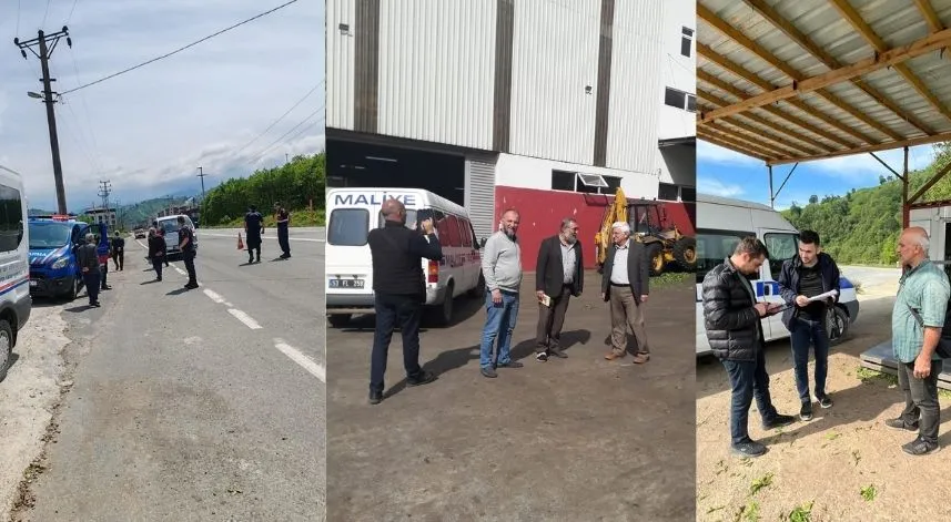 Rize'deki çay işletmeleri denetlendi