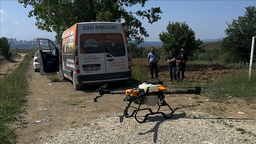 'Zirai ambulans' bitki sağlığı için tarlalarda