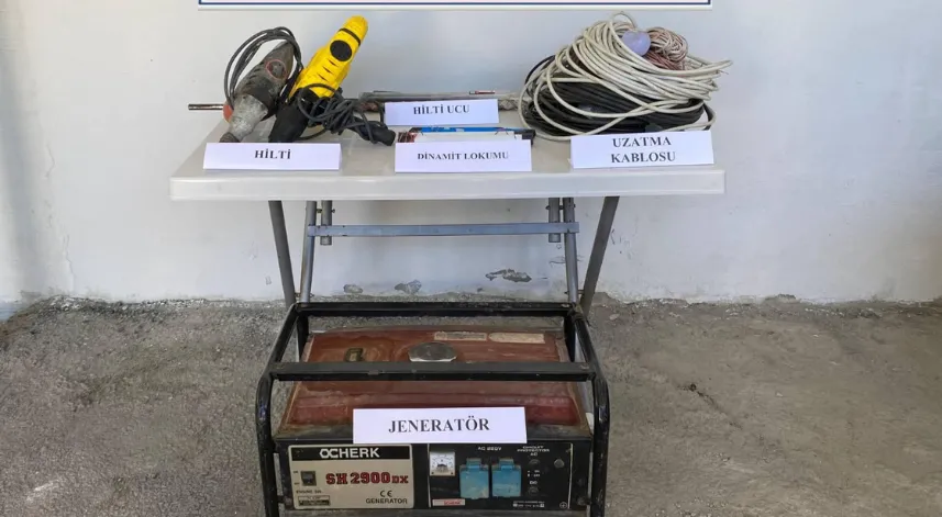 Kaçak kazı yapan 2 kişi yakalandı