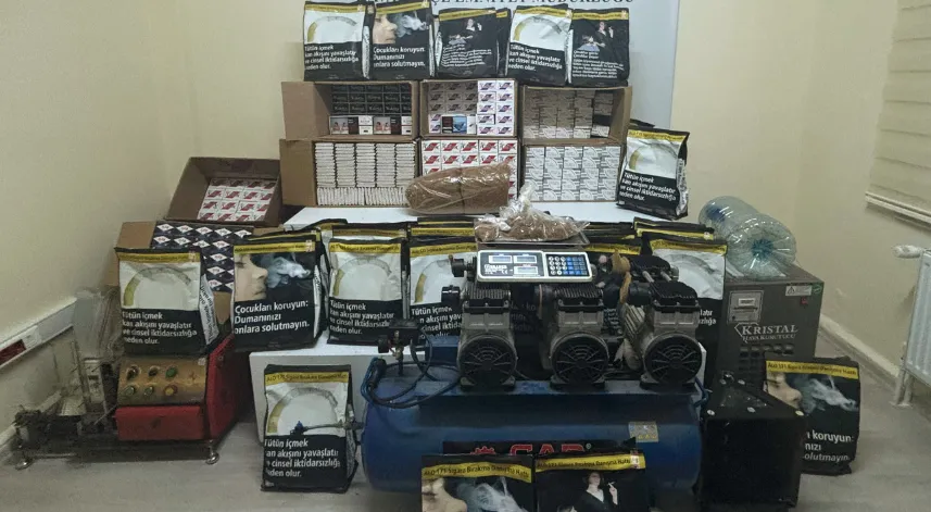 Kaçakçılık operasyonunda baba ile oğlu yakalandı